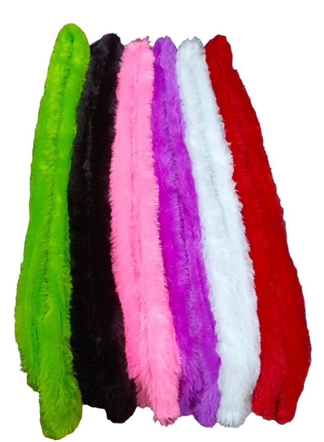 LUDALY Faux Fur Featherless Boa 72'' (White) - Image 4